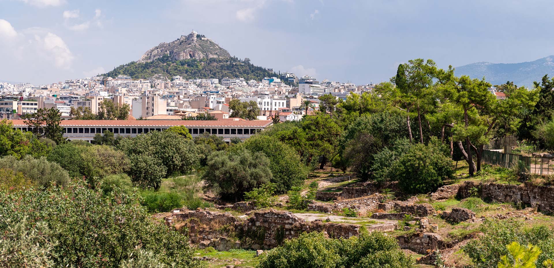 View of Mount Lycabettus in Athens, Enattica Main